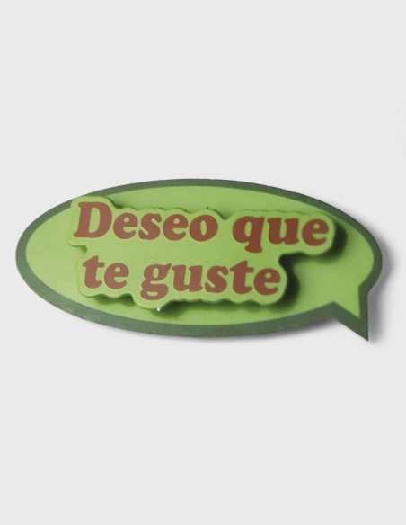Etiqueta Deseo que te Guste para Regalos (30% descuento)
