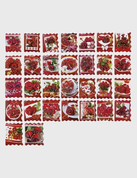 Tarjetas de San Valentín Variadas (240 uds. | 94mm x 62mm)