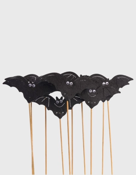 Picks de Halloween Murciélago (30% descuento)