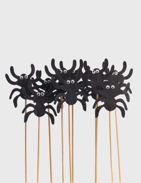 Picks Halloween Araña de Fieltro (30% descuento)