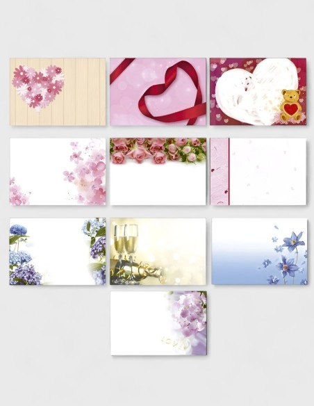 Tarjetas Decorativas para Regalo (9,5cm x 6,5cm)