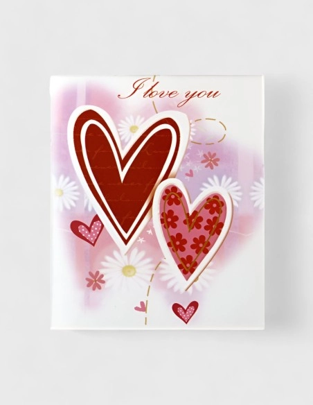 Tarjetas Decorativas de San Valentín (16cm x 9,5cm)