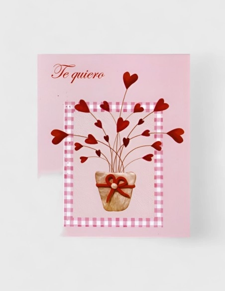 Tarjetas Decorativas de San Valentín (16cm x 9,5cm)