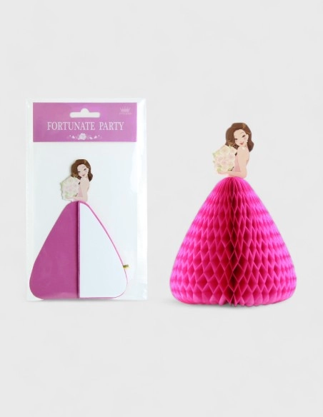 Tarjetas Desplegables Muñeca con Falda (30% descuento)