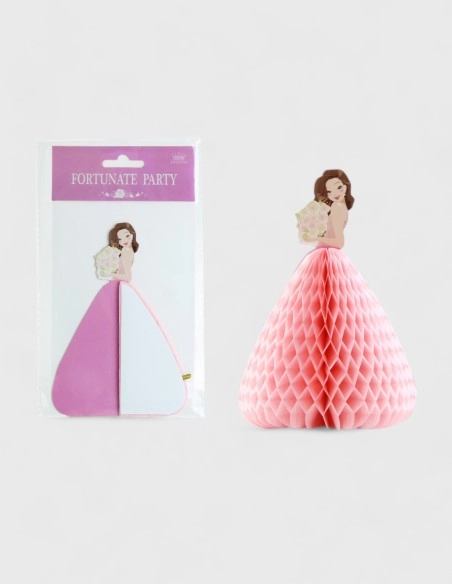 Tarjetas Desplegables Muñeca con Falda (30% descuento)