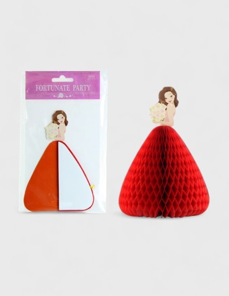 Tarjetas Desplegables Muñeca con Falda (30% descuento)