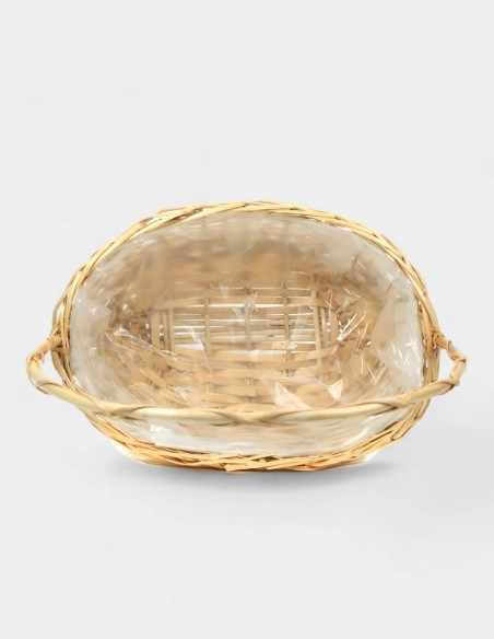 Cesta de Mimbre Ovalada (48 x 42 x 27,5 cm)