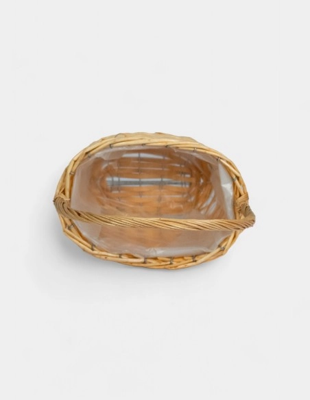 Cesta de Mimbre para Flores (31 x 24 x 17 cm)