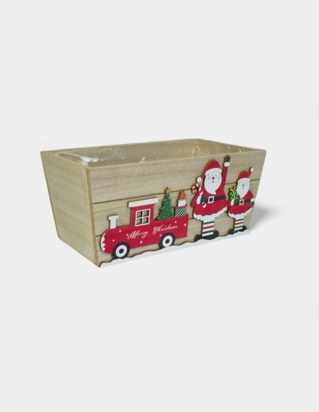 Caja Madera Navidad
