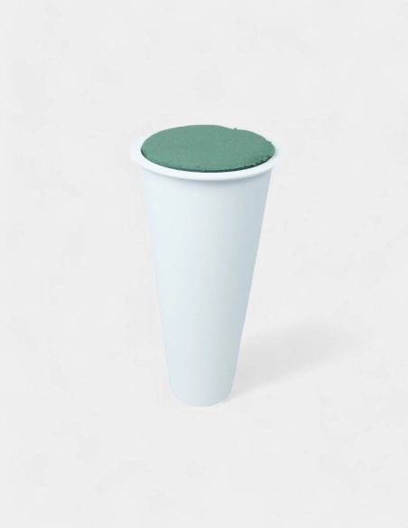 Cono de Plástico con Esponja - Funerarias y Cementerio