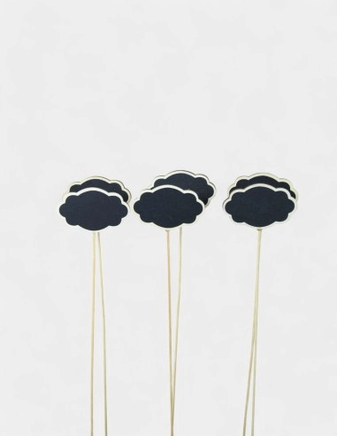 Pick Pizarra Nube Madera