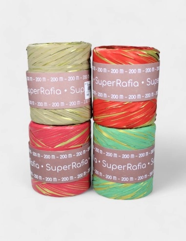 Rafia Sintética Bicolor