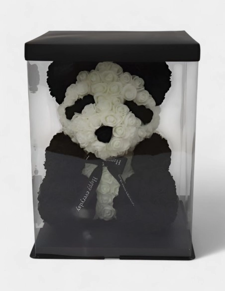 Oso Panda de Rosas de foam