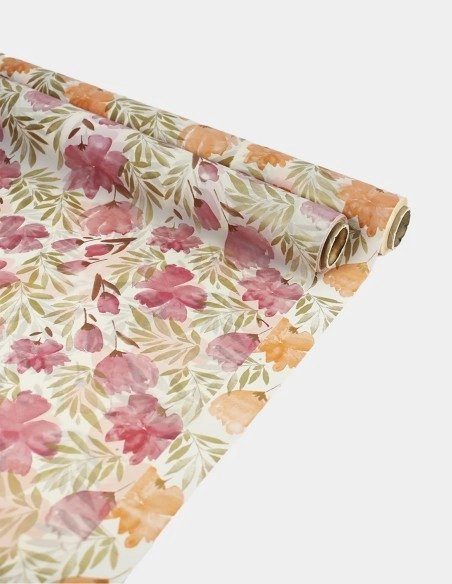 Papel Celofán Lacado Amapola 70cm x 30m - Flores Rojo