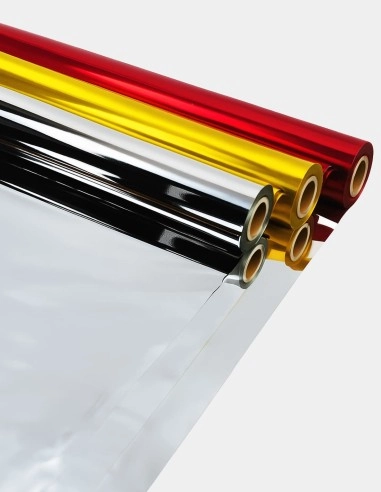 Papel Celofán Metalizado - Colores Lisos (70cm x 50m | 35 micras)