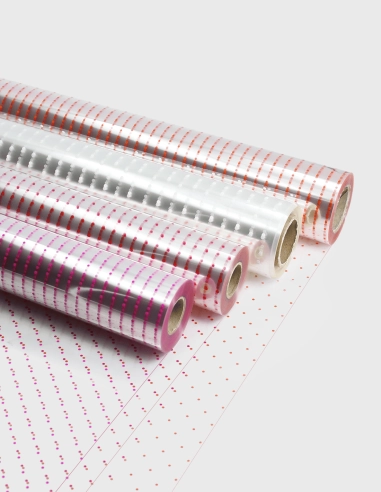 Rollo Celofán Transparente de Puntos | GalacticBlum