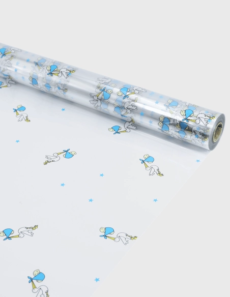 Rollo Celofán Transparente de Modelo Cigüeña | GalacticBlum
