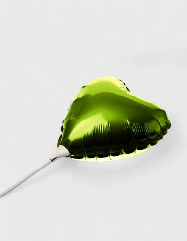 Globos Corazón Metalizado 45cm ø (30% descuento)