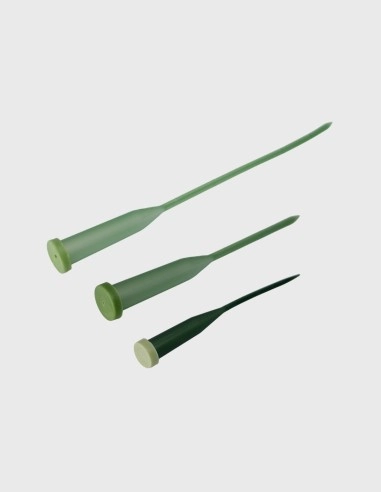 Tubos para Flores con Punta TECARFLOR (3 medidas, Verde)