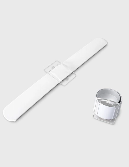 Brazalete Ajustable Blanco (2 piezas)