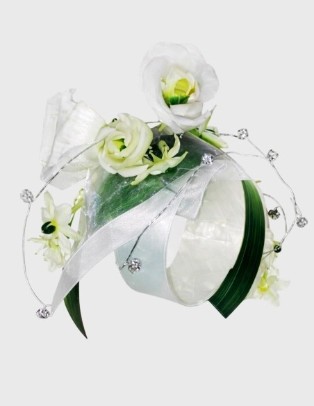Brazalete Ajustable Blanco (2 piezas)