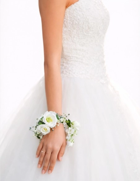 Brazalete Ajustable Blanco (2 piezas)