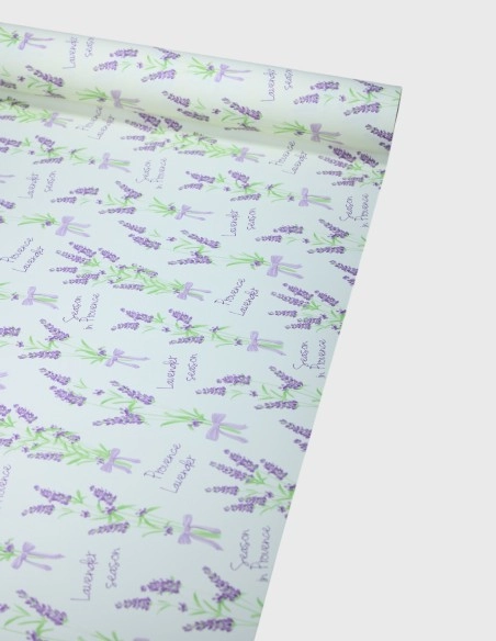Rollo Celofán Estampado Lavanda