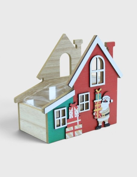 Casa Madera Navidad
