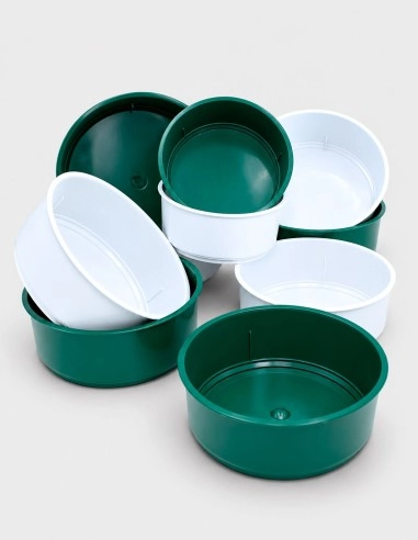Centro Redondo (5 medidas | Blanco, Verde)