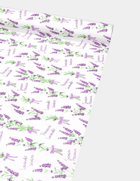 Rollo Celofán Estampado Lavanda