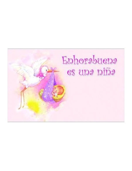 Tarjeta BRILLO - Modelo Bebe