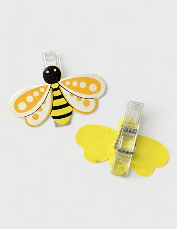 Pinzas decoradas ABEJA (8 unds.) (-50%)