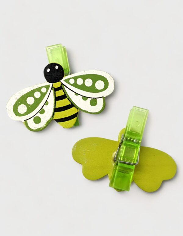 Pinzas decoradas ABEJA (8 unds.) (-50%)